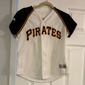 PITTSBURGH PIRATES women’s medium jersey Throwback Baseball authentic MLB